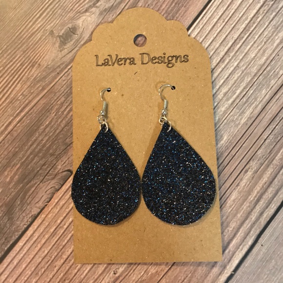 Faux Leather Earrings - Picture 1 of 1